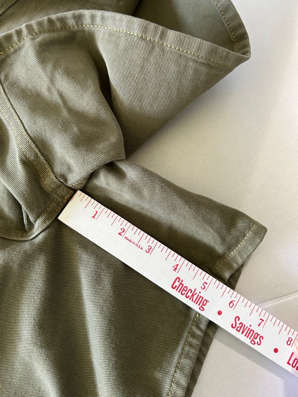 FREE PEOPLE WOMENS CINDY UTILITY OLIVE GREEN HIGH-RISE BUTTON FLY SHORTS SIZE 8 - Picture 9 of 10